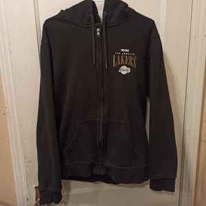 Fanatics los Angeles Lakers full zip up men's hoodie. Size medium